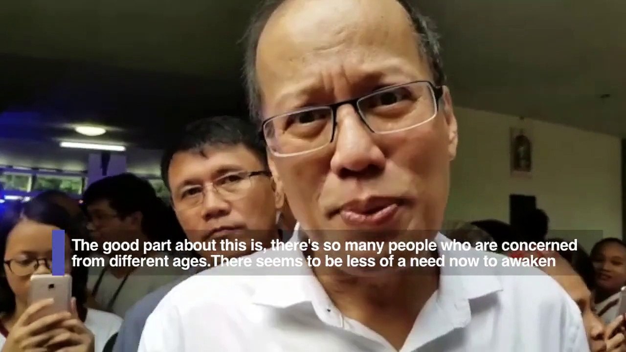 Aquino: There seems to be less of a need now to awaken;