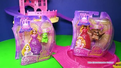 RAPUNZEL AND DISNEY PRINCESS Glitter Glider Castle Toys a Disney Princess Toy Video