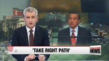 China's FM warns North Korea to stop walking risky path