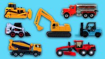 Learning Construction Vehicles Names & Sounds for Kids - Hot Wheels, Matchbox, Tomica トミカ, Siku