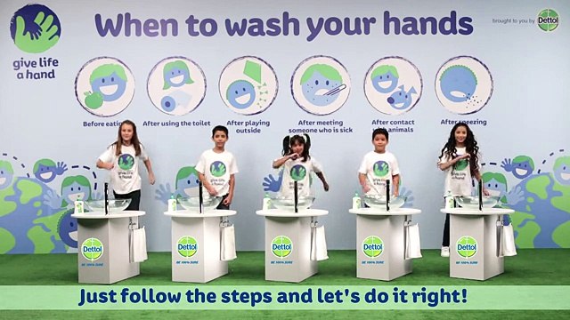 Global Handwash day - Handwashing steps video