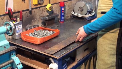 For workshop stool _ Chair from nuts