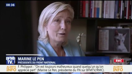 "Le FN n'est pas une secte, on peut en sortir", lance Marine Le Pen