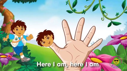 Dora the Explorer Finger Family Kid Songs - Daddy Finger - Nursery Rhymes #ChildrenSongs Guera