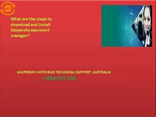 What are the steps to download and install Kaspersky password manager