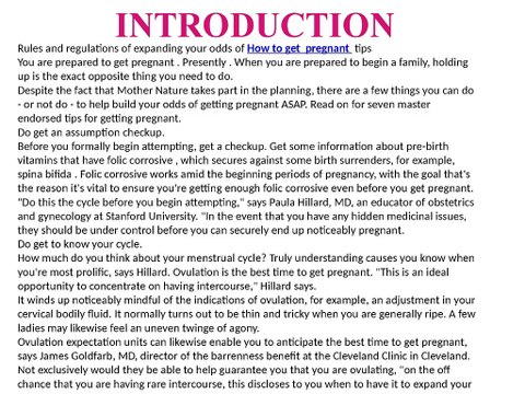 5 Tips for Getting Pregnant Faster