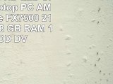 Lenovo 156 HD LED Signature Laptop PC AMD QuadCore FX7500 210 GHz CPU 8 GB RAM 1 TB