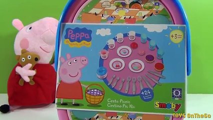 Peppa Pig Cesta de Picnic Peppa Pig Picnic Basket - Juguetes de Peppa Pig