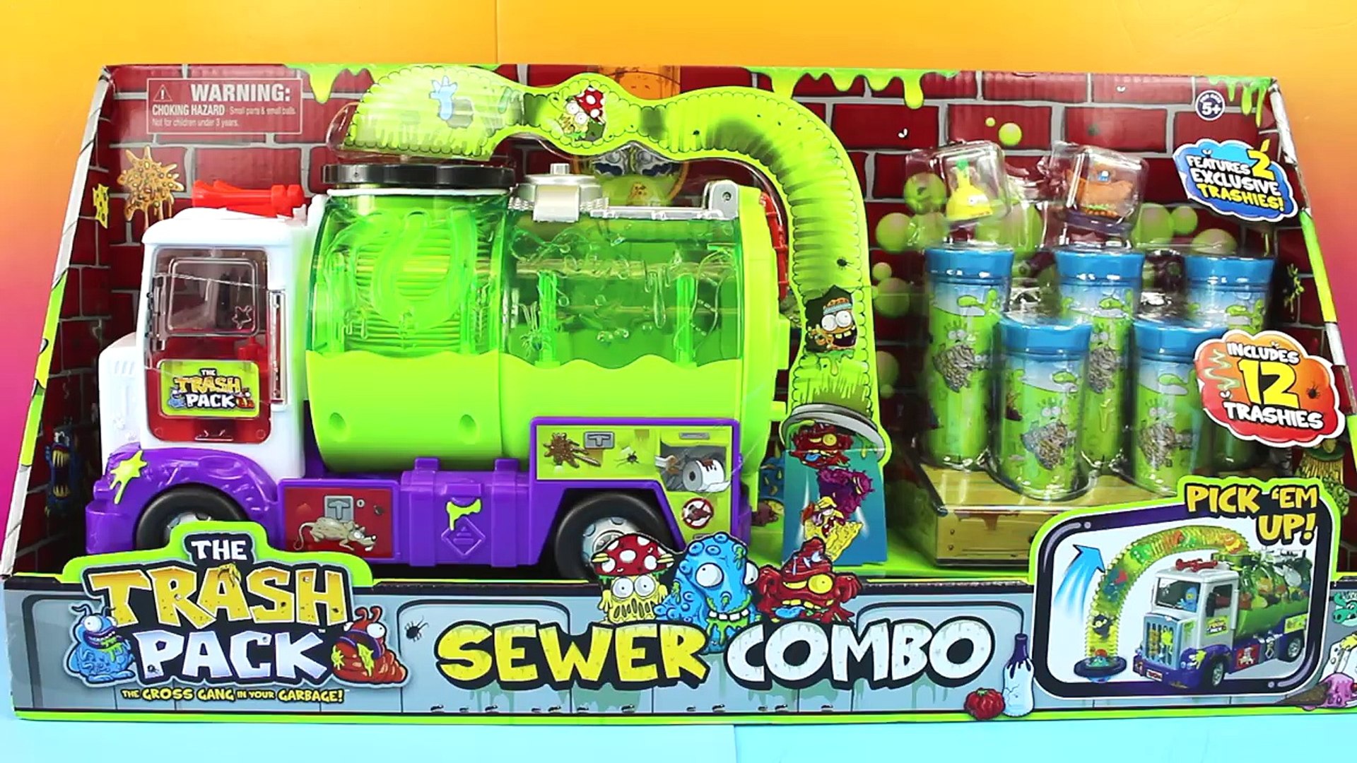 trash pack sewer truck