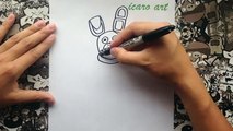 Como dibujar a plush trap de five nights at freddys 4 | how to draw plushtrap