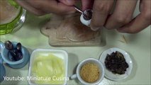 Baked chicken mozzarella pesto Miniature Food Cooking ASMR (mini food) (kids toys channel)