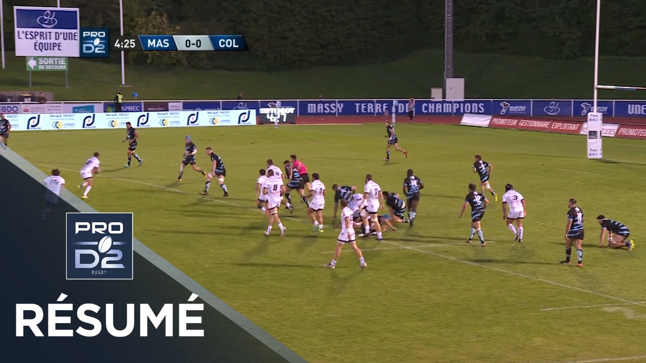 PRO D2 - Résumé Massy-Colomiers: 18-11 - J6 - Saison 2017/2018