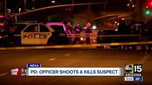Suspect dies after officer-involved shooting in Mesa