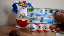 5 Kinder Surprise Eggs Looney Tunes sporty animals natoons Surprise opening (HD)