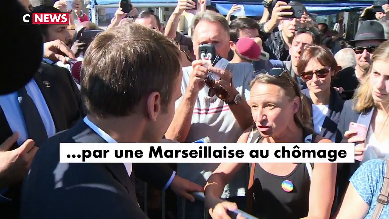 Une Marseillaise interpelle Emmanuel Macron: "Oui ça a été voté avant, mais vous êtes président aujourd'hui et c'est à v