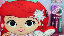 The Little Mermaid ARIEL Color N Create Pillow Doll & Disney Frozen Elsa Mermaid & Mike The Merman