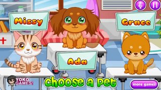 Et bébé soins dessin animé docteur amusement amusement des jeux hôpital enfants animal de compagnie avec Animation animale