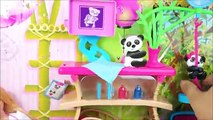 Barbie Quero Ser Veterinária Boneca Cuidadora de Pandas Brinquedos KidsToys em Portugues