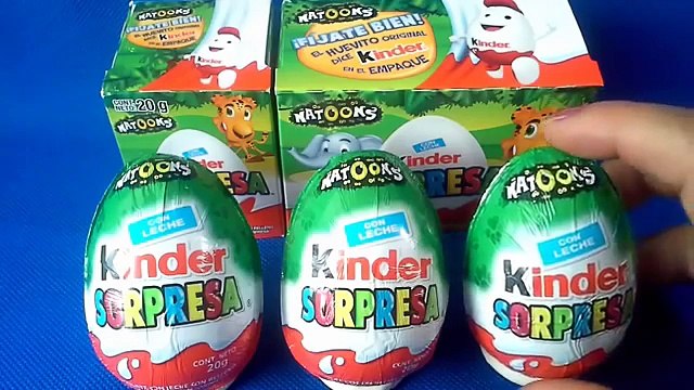 HUEVOS KINDER SORPRESA COLECCION NATOONS EN ESPAÑOL