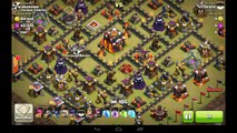 [Clash of Clans] 5 Golems GoWiPe - Easy war attacks on TH10s