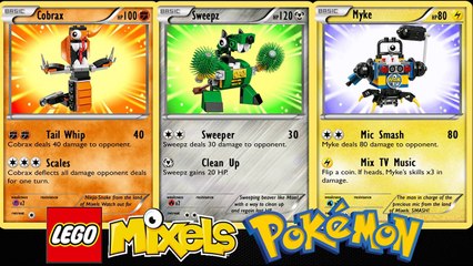 LEGO Mixels Series 9 POKEMON GO / Trading Cards