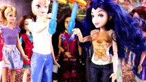 Descendants Mal Turns Evil! With Wicked World Evie,Ben, Jay and Frozen Elsa & Anna, Barbie, Shopkins
