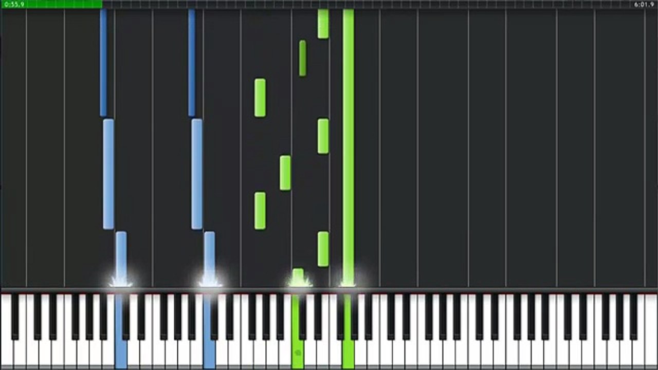 Moonlight Sonata 1st Movement - Opus 27 No. 2 [Piano Tutorial] (Synthesia)