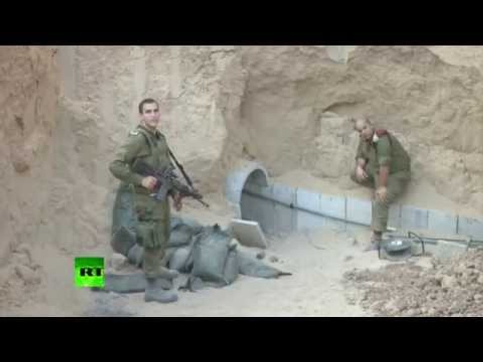 IDF footage of Hamas tunnel being destroyed