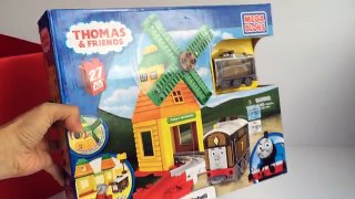 Thomas and Friends Mega Bloks Tobys Windmill Unboxing Demo Review