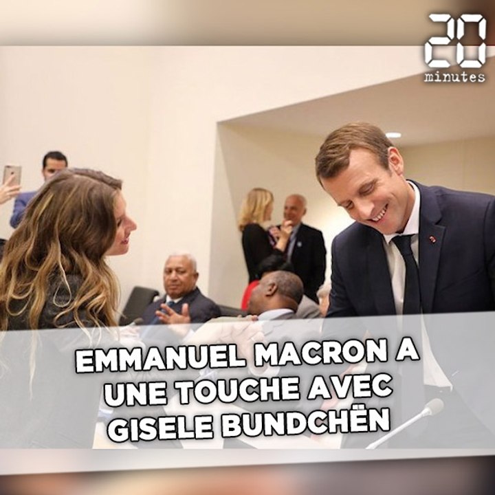 Emmanuel Macron a une touche avec Gisele Bündchen