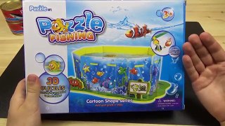 Recoger acuario rompecabezas juguetes de pesca opinión 3d