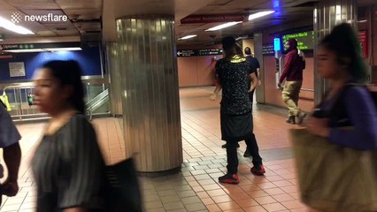 Police break up fight at Grand Central Station