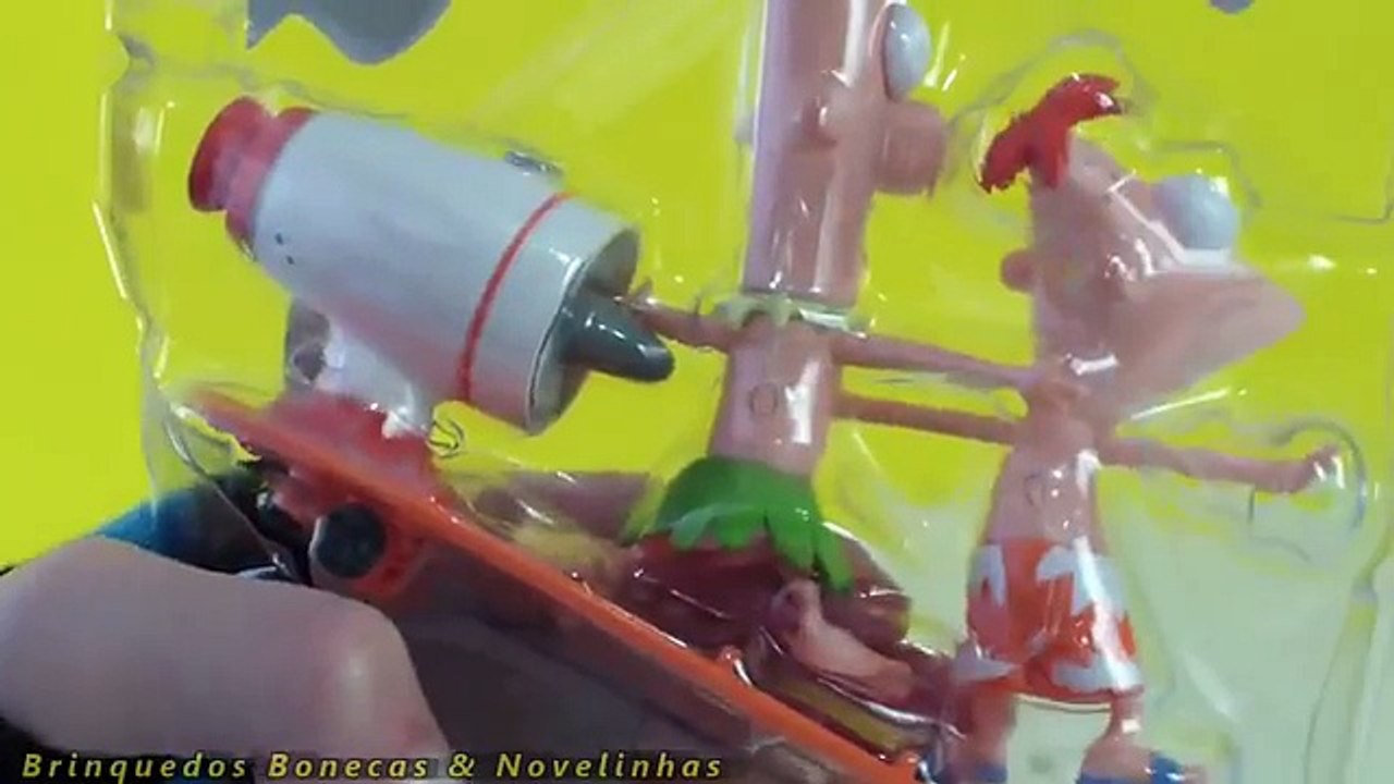 Brinquedo Phineas e Ferb Surfistas - Phineas and Ferb Disney Toys Em Português BR