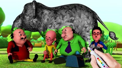 Motu and Patlu At the Animal Park Motu Patlu in Hindi Coloring for Kids