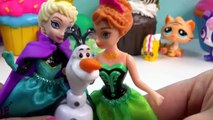 Disney Frozen Queen Elsa Magiclip Princess Anna Sisters Gift Set Olaf Barbie Dolls Ariel Dress Up