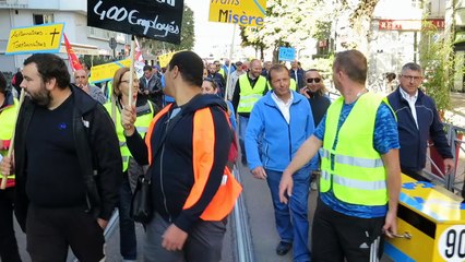 Grenoble : manifestation et grève des salariés des VFD