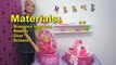 How to Make Doll Bassinet and Basket - Recycling - Doll Crafts - simplekidscrafts