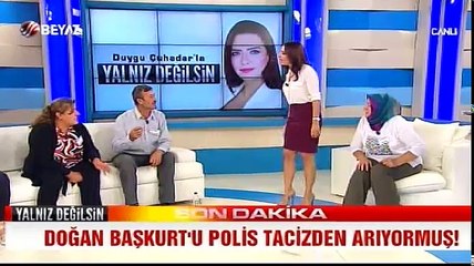 Tacizci babaya canlı yayında gözaltı