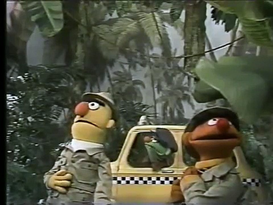 Classic Sesame Street - Ernie and Bert at the jungle
