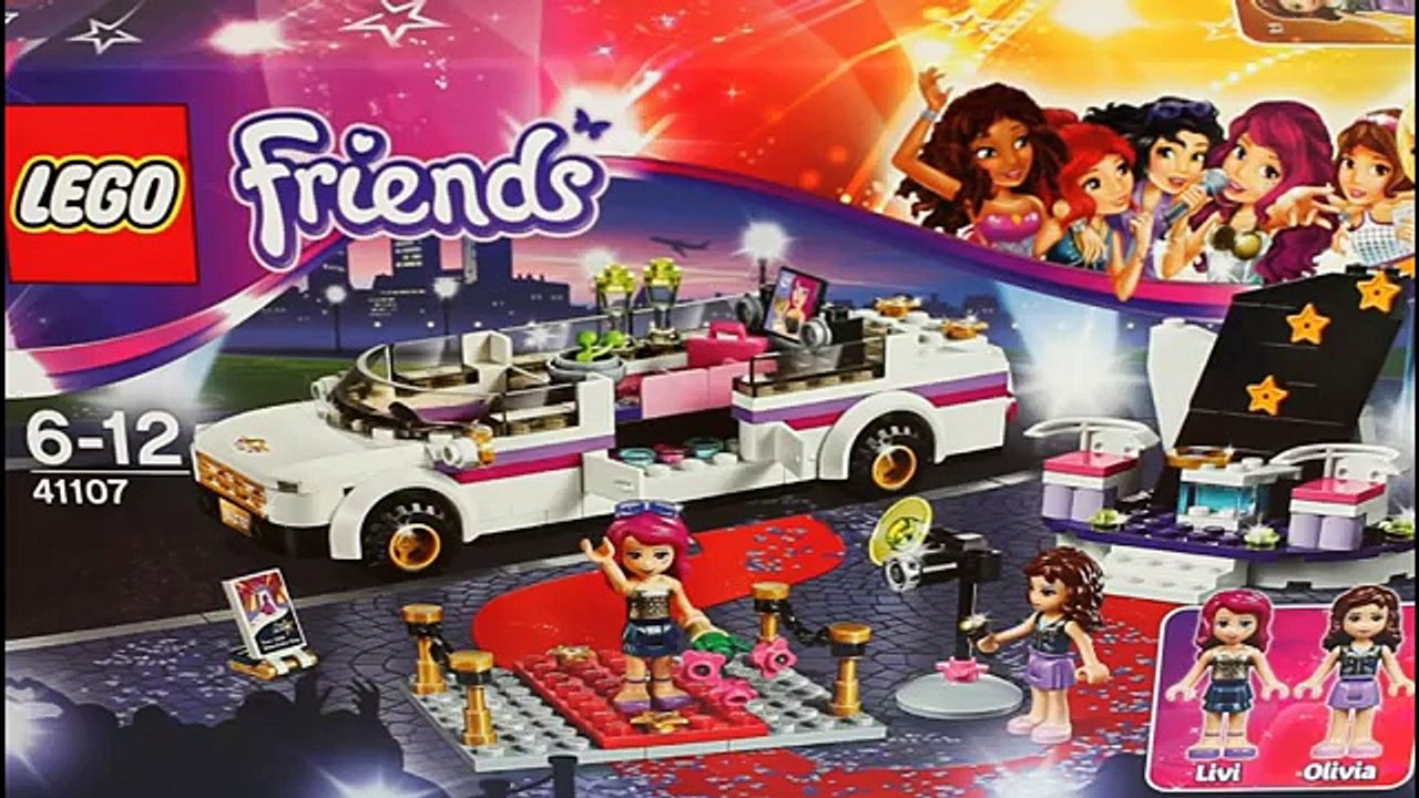 Lego Friends Summer new Pop Star Limo Set 41107 Review