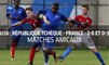 U16, amical : République Tchèque - France (2-6 et 0-3) 2017, le résumé I FFF