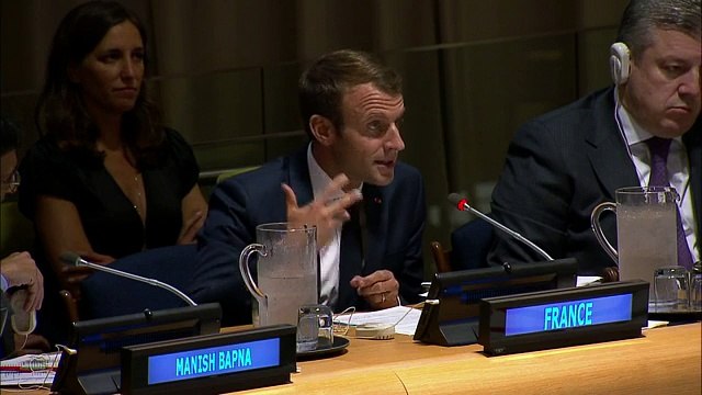 Allocution du Président de la République Emmanuel Macron lors de l'événement de l'Open Government Partnership en marge de la 72e Assemblée Générale des Nations Unies (19 Septembre 2017)