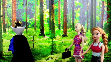 Frozen Anna Kidnapped! Elsa & Kristoff Save Anna from Villain. With Hans, Maleficent, Evil Queen