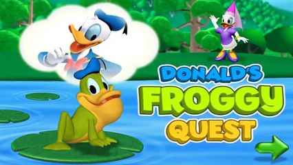 Mickey Mouse Clubhouse Games Full Episodes HD - Donalds Froggy Quest Game