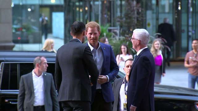 Prince Harry meets veterans and their families ahead of the Invictus Games
