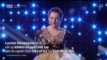 phần thi của cô bé 14 tuổi không có tay - Lorelai Mosnegutu trong cuộc thi Rumani Got Talent