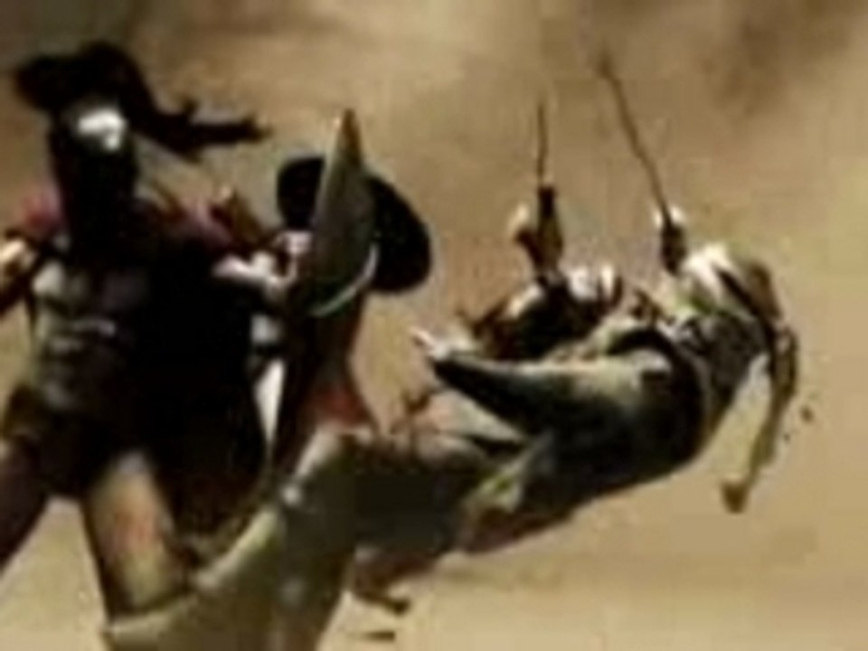 300 SLOW MOTION SCENE FROM THE FILM