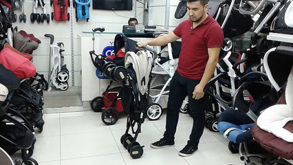 Ayhancocuk Babyhome BH-104 Lüx Tam Yatarlı Baston Bebek Arabası