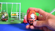 Peppa Pig Episode Play-Doh Surprise Eggs Barbie Thomas and Friends Kinder surprise WOW