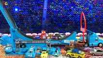 Disney Pixar Cars Dinoco Lightning McQueen Drop & Jump Playset